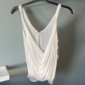 Free people ivory tank top BNWT